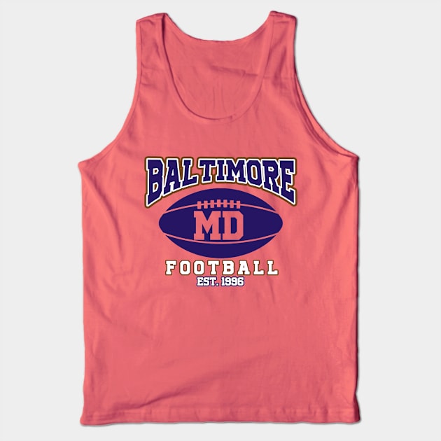 Baltimore Football Team Tank Top by igzine